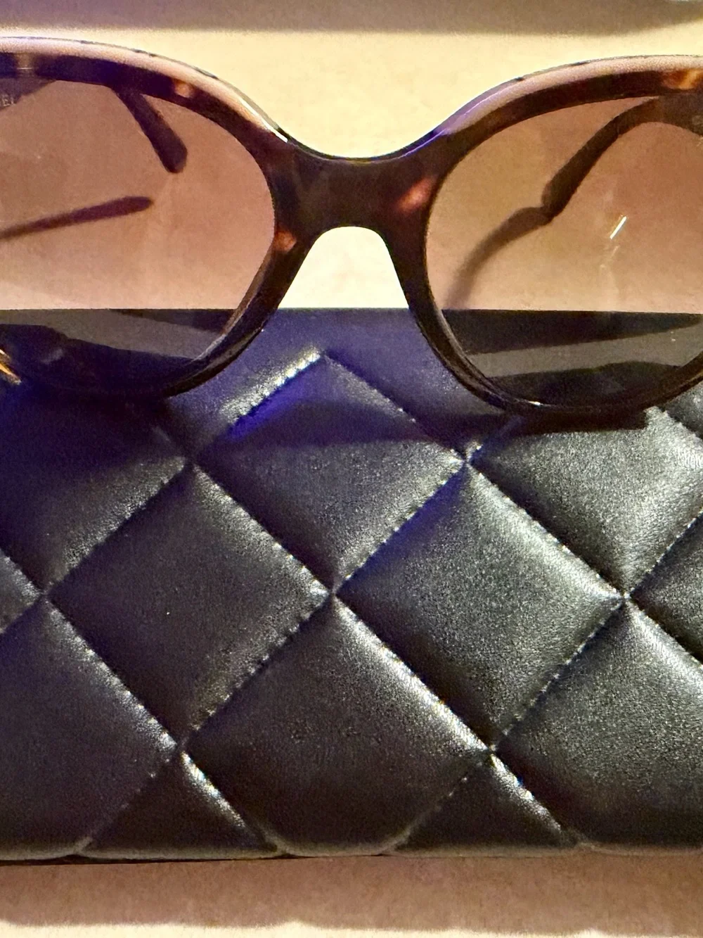 Chanel Polarized Tortoise Frame Sunglasses Style 5414 LIKE NEW